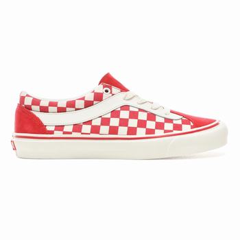 Panske Tenisky Vans Checkerboard Bold NI Červené VA80ZBYXR